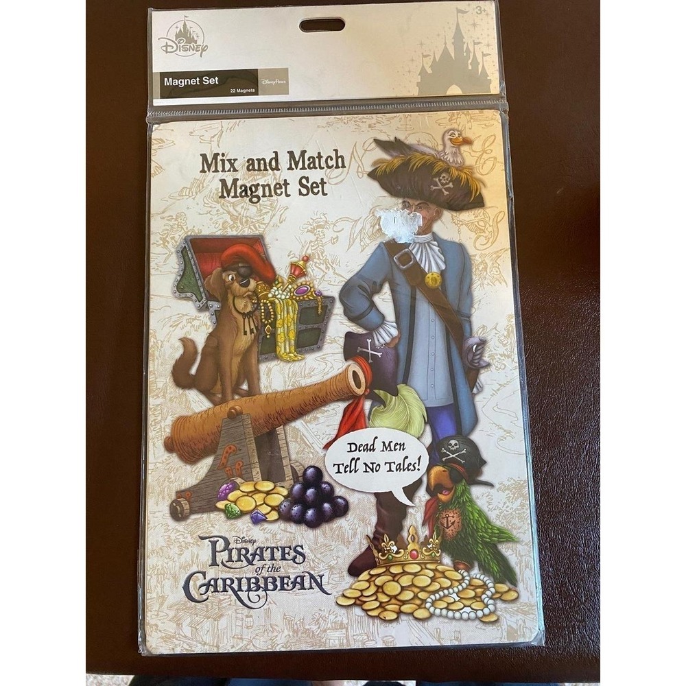 NWOT Disney Magnet Set Pirates Of The Caribbean